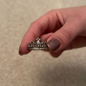 Pandora Princess Ring sz 7